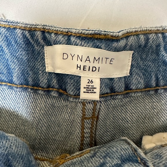 Dynamite High Rise Wide Leg Jeans | Blue - Picture 4 of 4